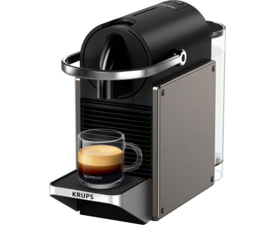 Krups Nespresso Pixie Redesign, titāna - Kapsulu kafijas automāts