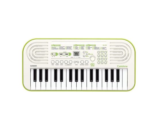 Casio SA-50, 32 taustiņi, balta/zaļa - Sintezators