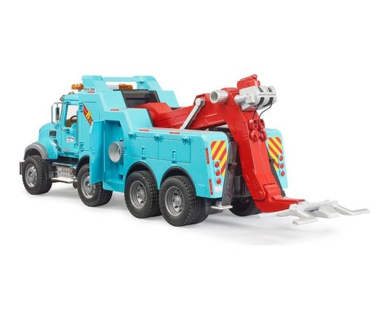 bruder MACK Granite recovery and tow truck with light and sound module, model vehicle