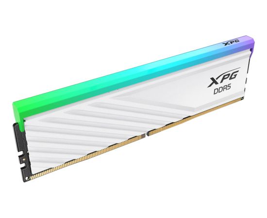 ADATA DDR5 - 32GB - 6000 - CL - 32 (2x 16 GB) Dual Kit, RAM White, AX5U6000C3616G-DTLABRWH, XPG Lancer Blade RGB, INTEL XMP, AMD EXPO