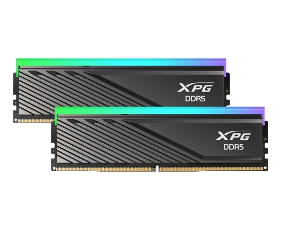 ADATA DDR5 - 32GB - 6000 - CL - 36 (2x 16 GB) dual kit (black, AX5U6000C3616G-DTLABRBK, XPG Lancer Blade RGB, INTEL XMP, AMD EXPO)