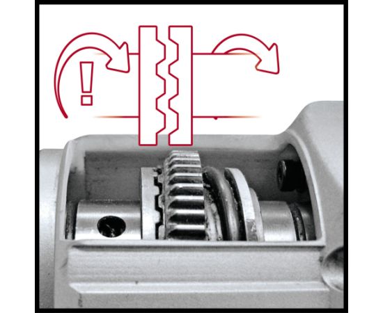 Einhell hammer drill TC-RH 620 4F Kit (black/red, 620 watts, E-Box Basic, incl. drill and chisel)