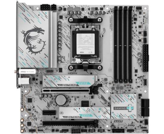 MSI B850M GAMING PLUS WIFI AMD B850 Socket AM5 micro ATX