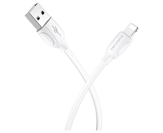 USB cable Borofone BX19 USB-A to Lightning 1.0m white
