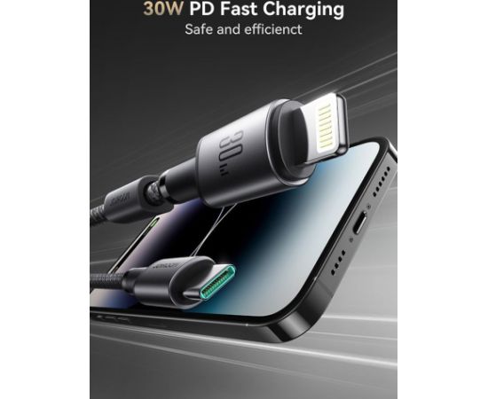 USB cable Joyroom SA-50 USB-C to Lightning 30W 1.2m dark grey
