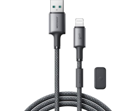 USB кабель Joyroom SA-50 USB-A to Lightning 3A 1.2m темно-серый