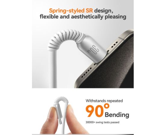 USB cable Joyroom S-A51 USB-C to Lightning 30W 1.2m light gray