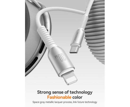 USB cable Joyroom S-A51 USB-C to Lightning 30W 1.2m light gray