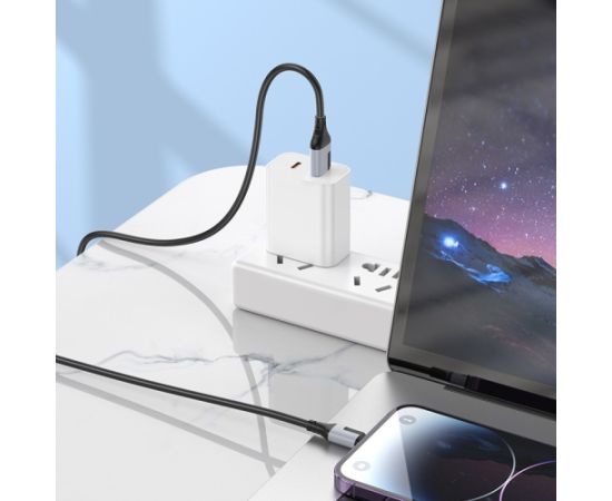 USB кабель Borofone BX101 USB-A to Lightning 1.0m белый