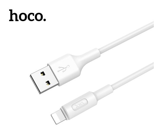 USB cable Hoco X25 Lightning 1.0m white