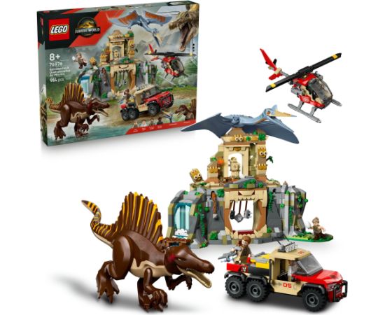 LEGO Powietrzna misja z kecalkoatlem i spinozaurem