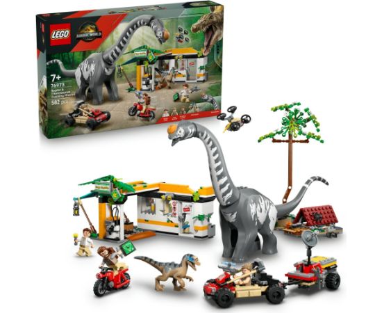 LEGO Jurassic World 76973 On the Trail of Raptor and Titanosaurus