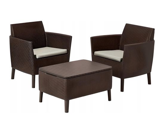 Gardena Garden furniture set Salemo Balcony Set brown 8711245158655