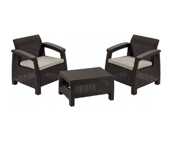Gardena Garden furniture set Corfu Weekend brown 8711245158273