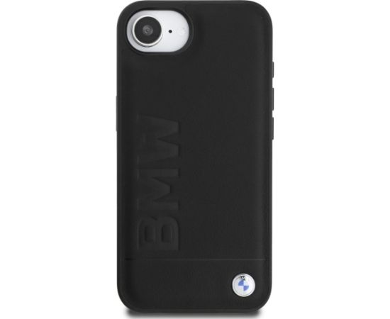BMW Leather Hot Stamp Aizsargapvalks priekš Apple iPhone 16e