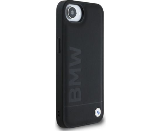 BMW Leather Hot Stamp Aizsargapvalks priekš Apple iPhone 16e