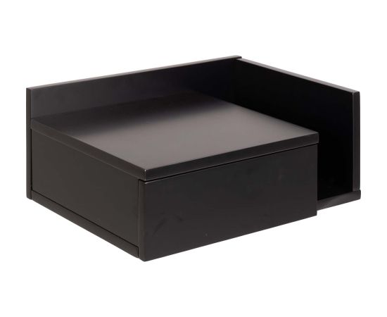 Bedside table ASHLAN 40x32xH16,5cm, black