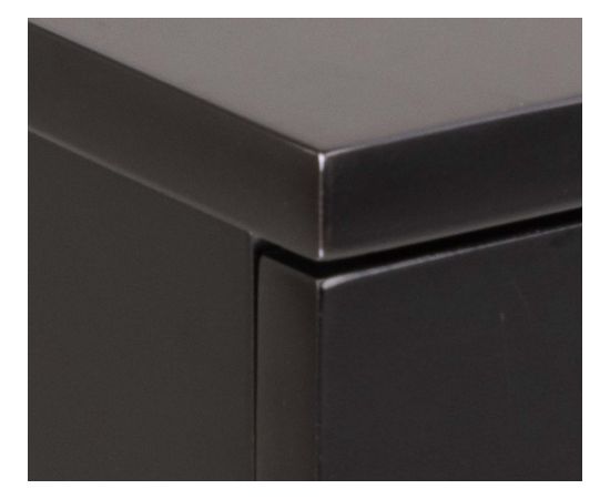 Bedside table ASHLAN 40x32xH16,5cm, black