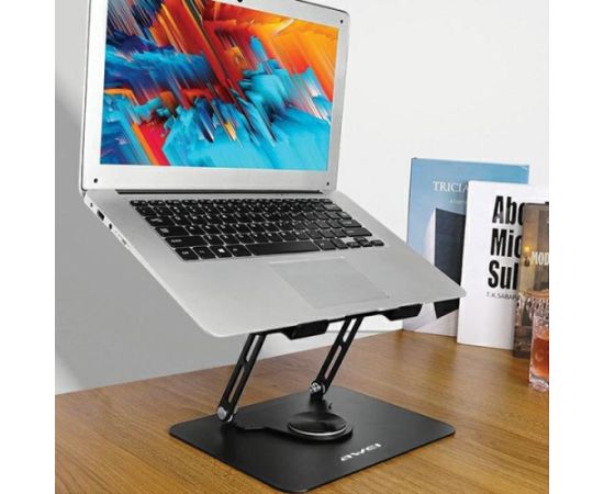 Вращающееся настольное крепление AWEI X46 для ноутбука до 16" black|black