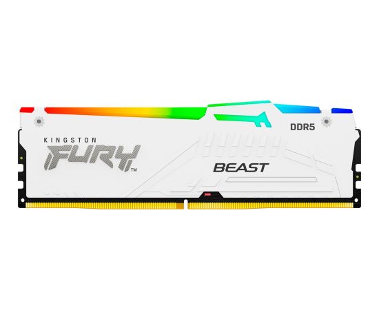 Kingston DDR5 - 64GB - 6000 - CL - 30, single (white, KF560C30BWEA-32, FURY Beast RGB, INTEL XMP, AMD EXPO)