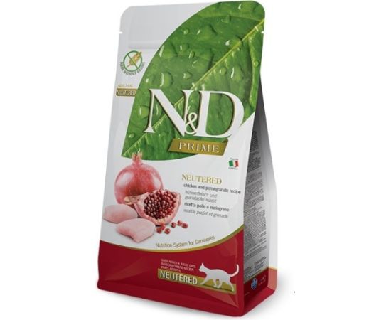 FARMINA N&D Prime Neutered Chicken&Pomegranate Adult - dry cat food - 5 kg