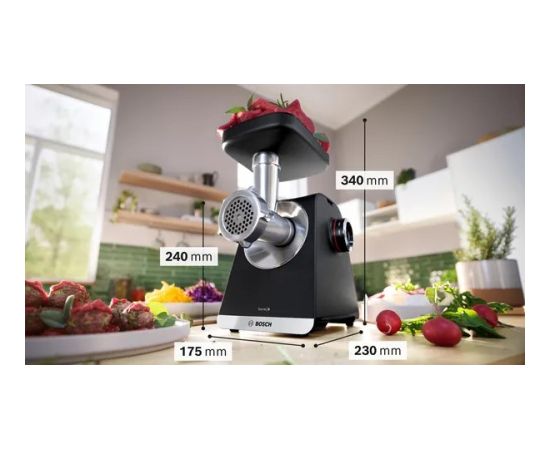 Bosch Serie 6 MFWS650B mincer 500 W Black, Silver