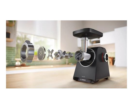 Bosch MFWS430B mincer 1900 W Black, Silver