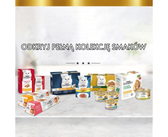 PURINA Gourmet Perle Mini fillets in sauce - wet cat food - 60x85g