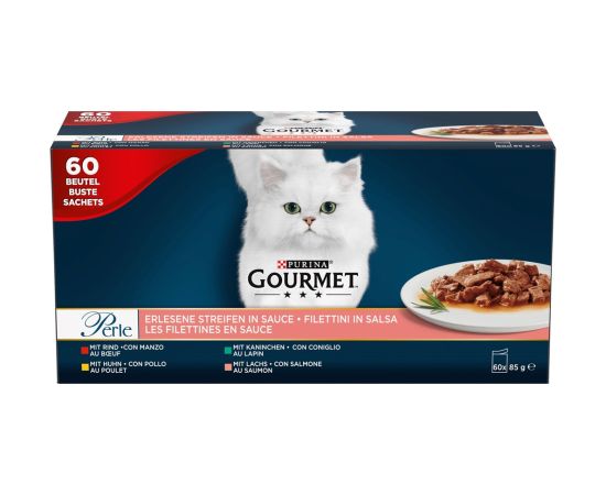 PURINA Gourmet Perle Mix - wet cat food - 60x85 g