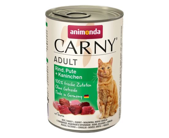 ANIMONDA Carny Adult Beef, turkey, rabbit - wet cat food - 400g