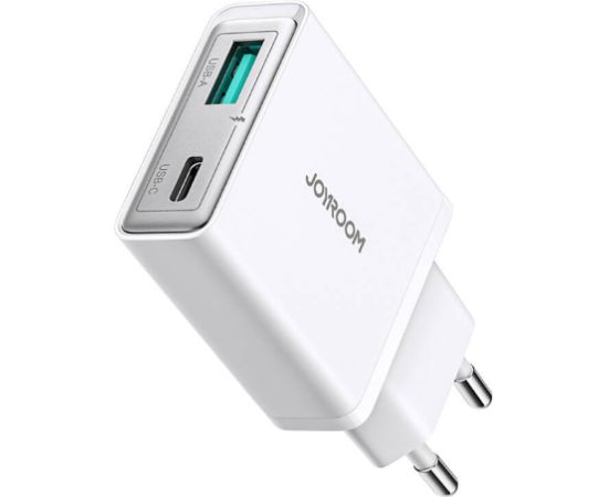Joyroom mains charger JR-TCF14 (A+C) Super Slim 20W (white)