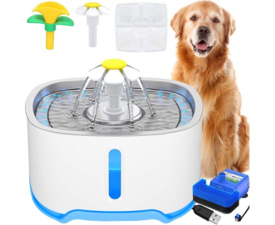 Диспенсер для воды для животных, кошек, собак Springos PA0313 2,5л