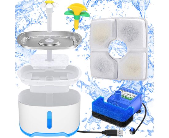 Диспенсер для воды для животных, кошек, собак Springos PA0313 2,5л