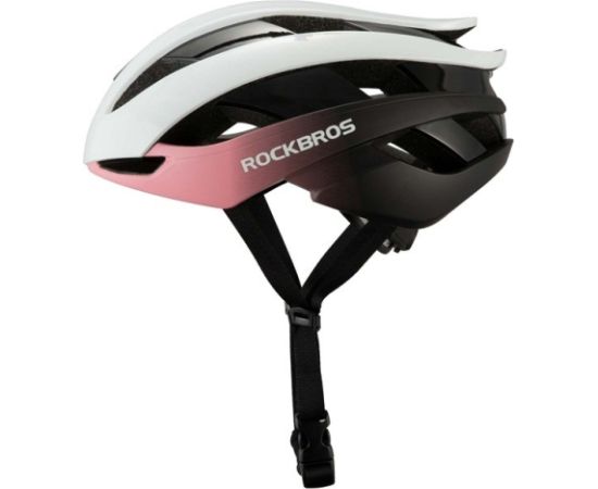 ROCKBROS Adjustable cycling helmet M 55-58 cm Blue-Pink