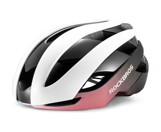 ROCKBROS Adjustable cycling helmet M 55-58 cm Blue-Pink