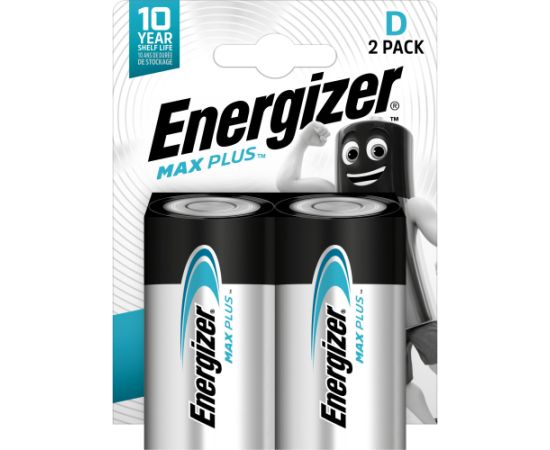 Sārmu baterija LR20 (D) EP93 1,5V 18000mAh MAX plus Energizer 2 gab. blisteris