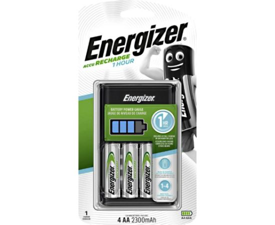Ātrs lādētājs 1-4 AAA/AA + 4xHR6/AA 2300mAh Energizer