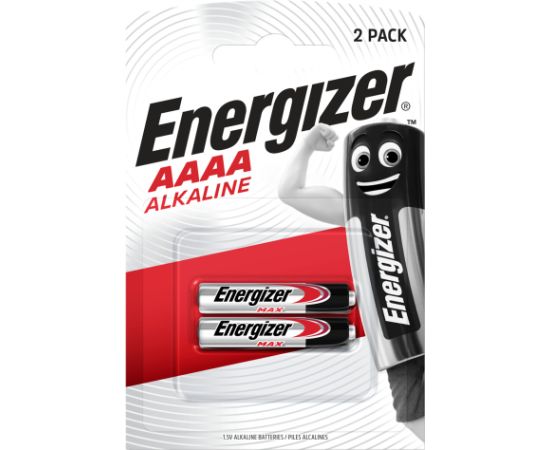 Sārmu baterija LR61/AAAA/LR8D425/25A/FSB2 1,5V 600mAh ENERGIZER 2gab blisterīši Baterijas un akumulatori