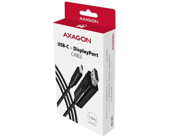 CABLE USB-C TO DP 1.8M/RVC-DPC AXAGON