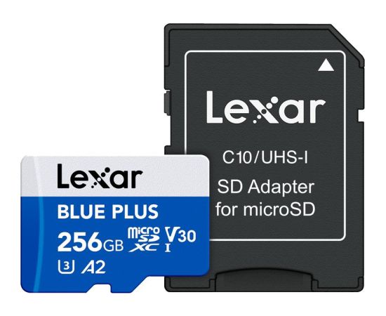 MEMORY MICRO SDXC 256GB UHS-I/W/A LMSBLPL256G-BNANG LEXAR