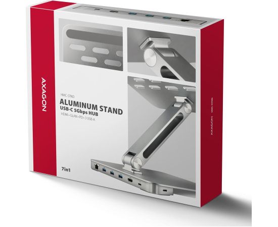 NB ACC STAND 10-16" + I/O HUB/7IN1 HMC-STND AXAGON