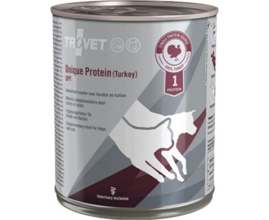 Trovet Trovet Unique Protein UPT Indyk dla psa i kota puszka 800g