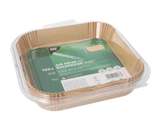 FORMAS CEPŠANAI KARSTĀ GAISA FRITERĪ 100GAB., 23x23CM, H4.5CM, PAPĪRS 0.4585kg/iepak., Pap Star