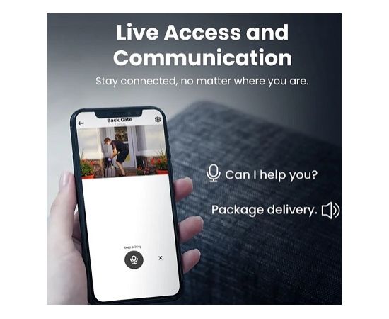 HiSmart HS084264 Viedā Videonovērošanas kamera Āra 4MP