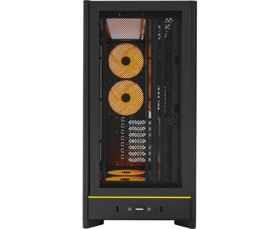 Montech HS01 PRO, tower case black, tempered glass