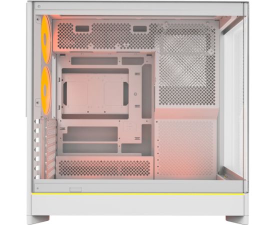 Montech HS02 PRO, tower case white, tempered glass x 2