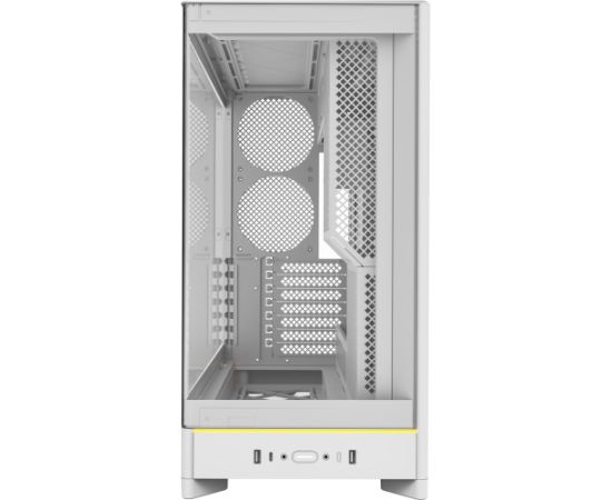 Montech HS02, tower case white, tempered glass x 2