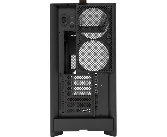 Montech HS02, tower case black, tempered glass x 2