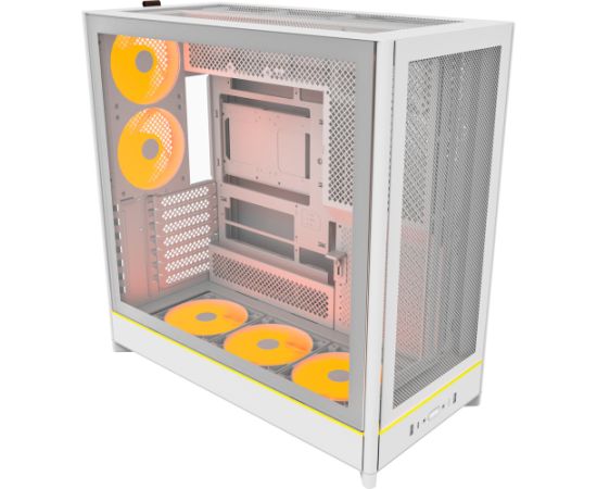 Montech HS01 PRO, tower case white, tempered glass