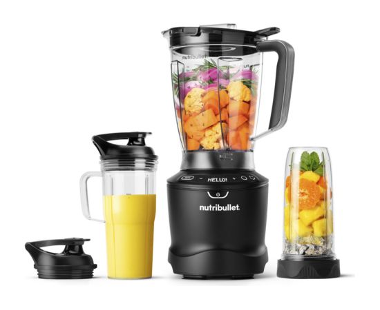 Nutribullet SmartSense 1500 Combo Blender NBF550DG (dark grey, 1,500 watts, 1.89 liters & 0.946 liters & 0.71 liters)